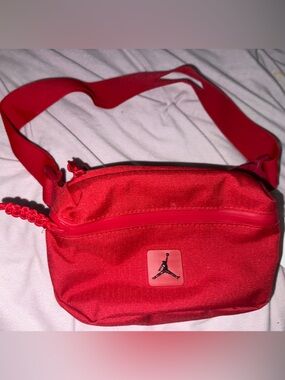 Jordan Red Belt Bag with Jumpman Logo